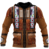 Native Cowboy Jacket No5 Cosplay 3D Over Printed Unisex Deluxe Hoodie ML