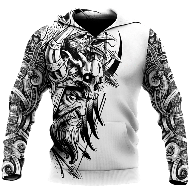 Love Viking tattoos 3D all over printed for man and women-Apparel-PL8386-Hoodie-S-Vibe Cosy™