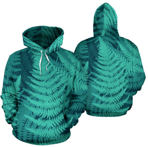 New Zealand Fern Pullover Hoodie A0-Apparel-Khanh Arts-Hoodie-S-Vibe Cosy™