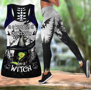 In The World Full Of Princesses Be A Witch Combo Tank Top + Legging DQB08192002