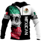 Mexican Skull 3D All Over Printed Shirts For Men and Women DQB10102001