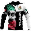 Mexican Skull 3D All Over Printed Shirts For Men and Women DQB10102001