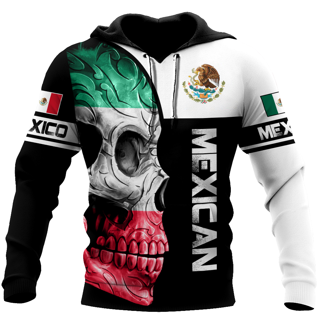 Mexican Skull 3D All Over Printed Shirts For Men and Women DQB10102001