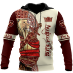 August King Lion Royal  3D All Over Printed Unisex Shirts