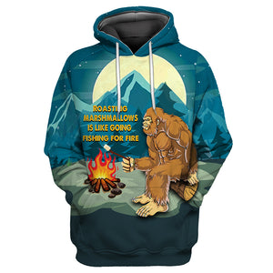 Camping Chill BigFoot Hoodie