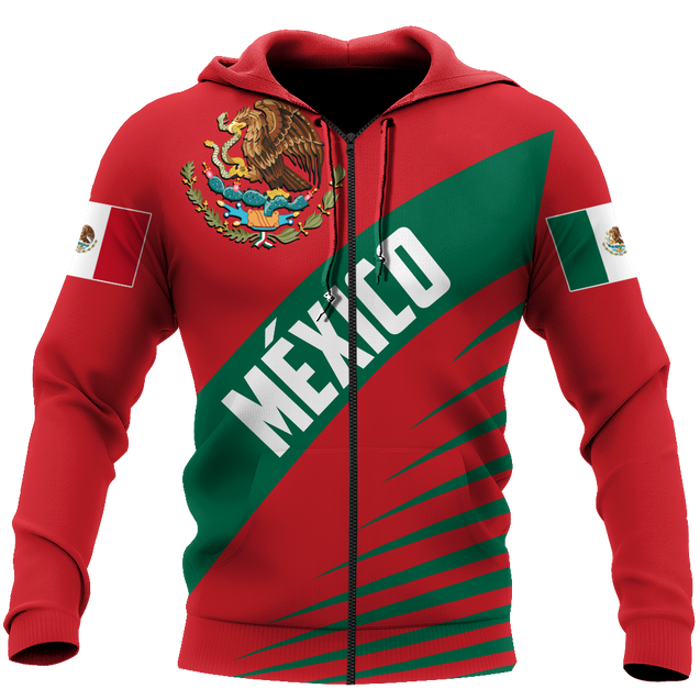 Mexico Special 3D All Over Printed Hoodie Shirt Limited by SUN QB06302002-Apparel-SUN-Zipped Hoodie-S-Vibe Cosy™