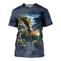 3D All Over Printed Eagle Clothes-Apparel-Phaethon-T-Shirt-S-Vibe Cosy™