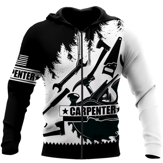 Premium Carpenter Man Tools Black and White Unisex Shirts DL20103201