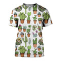 3D All Over Printed Cactus flower pot Shirts-Apparel-NTH-T-Shirt-S-Vibe Cosy™