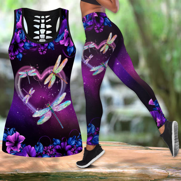 Beautiful Dragonflies Combo Legging + Tank Top DQB08292001