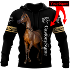 Arabian Horse Custom Name 3D All Over Printed Shirts DQB10072001