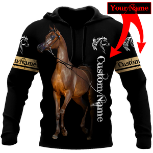 Arabian Horse Custom Name 3D All Over Printed Shirts DQB10072001