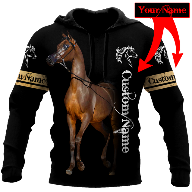 Arabian Horse Custom Name 3D All Over Printed Shirts DQB10072001