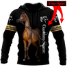 Arabian Horse Custom Name 3D All Over Printed Shirts DQB10072001