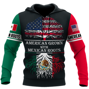 American Grown With Mexican Roots 3D All Over Printed Shirts For Men and Women QB06112003