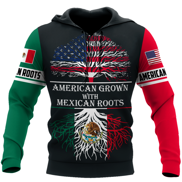 American Grown With Mexican Roots 3D All Over Printed Shirts For Men and Women QB06112003