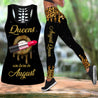 Queens Are Born In August-August Queens Combo Tank Top + Legging DQB08082010S