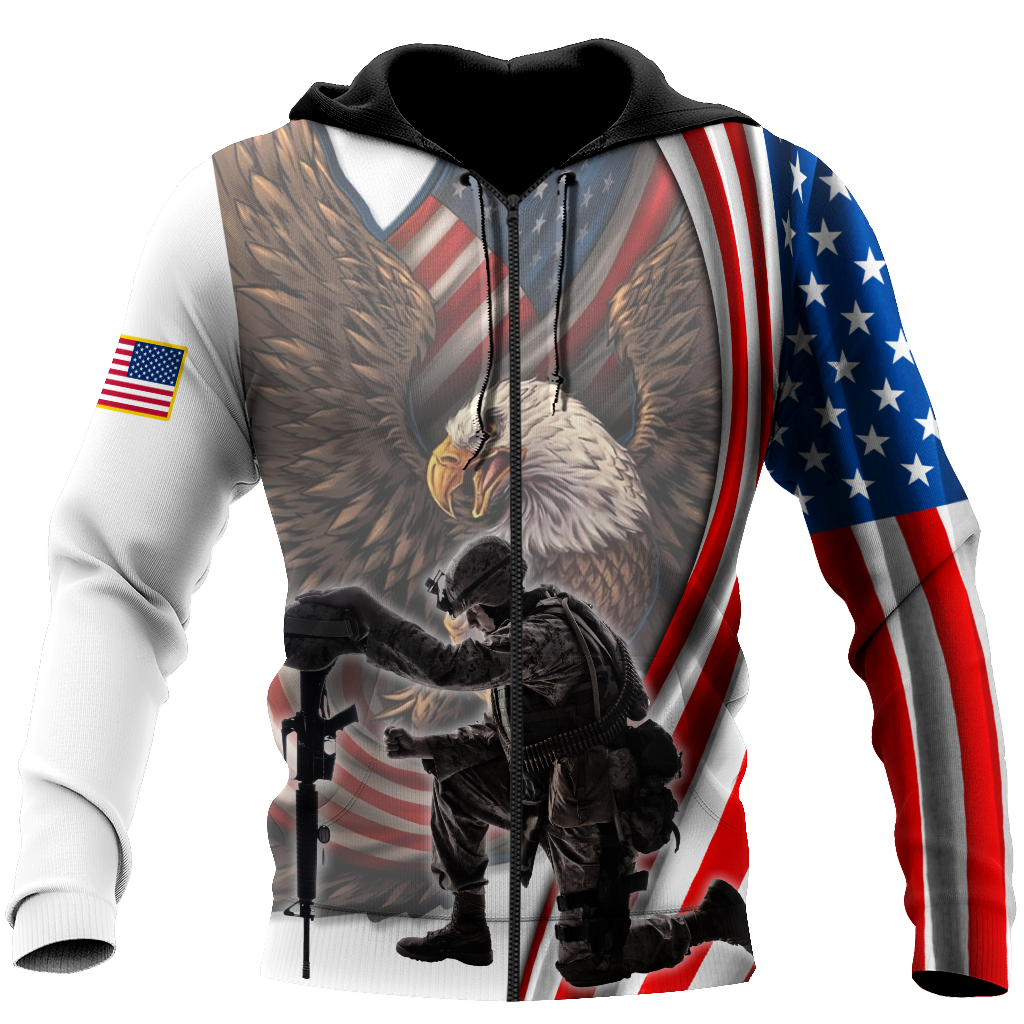 If You Haven't Risked Coming Home Under A Flag US Veteran 3D All Over Printed Shirts For Men and Women