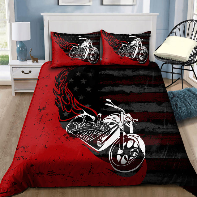 USA Motorcycle 3D Bedding Set HHT27072003-LAM-LAM-US Twin-Vibe Cosy™