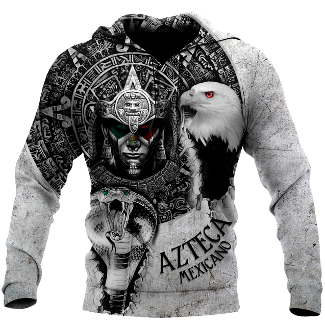 Mexican Aztec Warrior 3D All Over Printed Hoodie Shirt by SUN QB06302006-Apparel-SUN-Hoodie-S-Vibe Cosy™