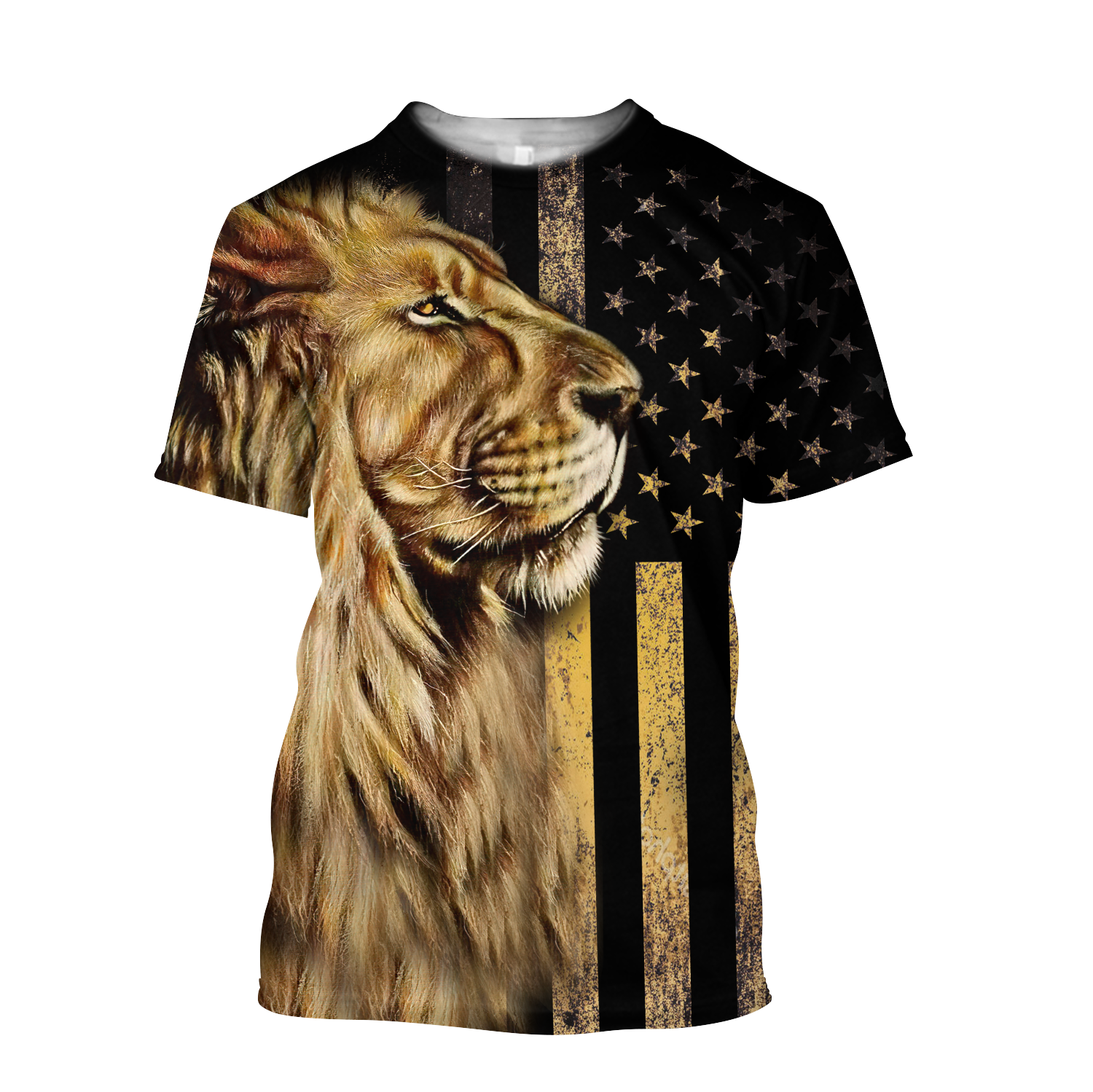 One Nation Under God - Lion Tshirt