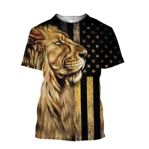 One Nation Under God - Lion Tshirt