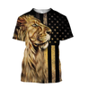 One Nation Under God - Lion Tshirt