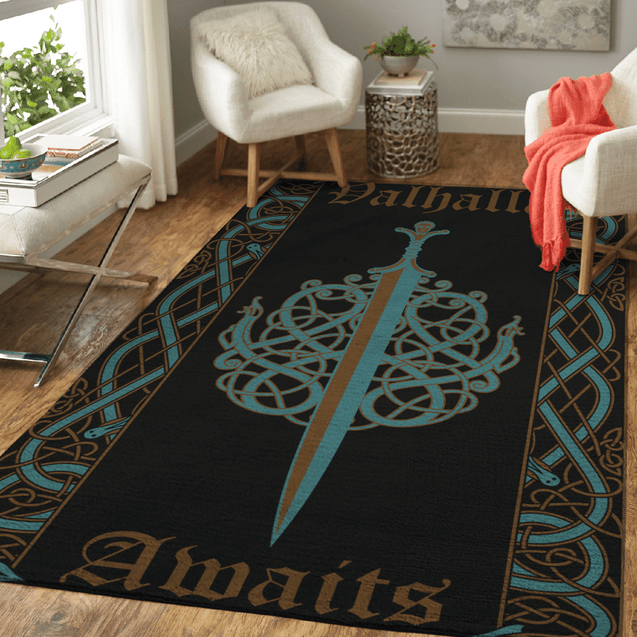 Viking 3D All Over Printed Rug