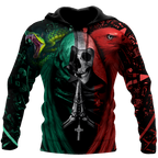Mexican Aztec Skull 3D All Over Printed Shirts For Men and Women DQB07222006