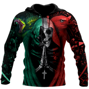 Mexican Aztec Skull 3D All Over Printed Shirts For Men and Women DQB07222006