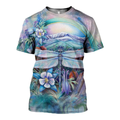 3D ALL OVER PRINTED DRAGONFLY PAINTING TOPS DF1-Apparel-NNK-T-Shirt-S-Vibe Cosy™
