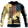 Personalized American Roofer All Over Printed Hoodie For Men MEI