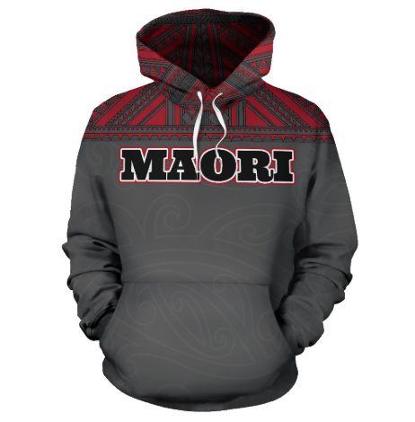 Maori All Over Hoodie - BN04-Apparel-Khanh Arts-Hoodie-S-Vibe Cosy™