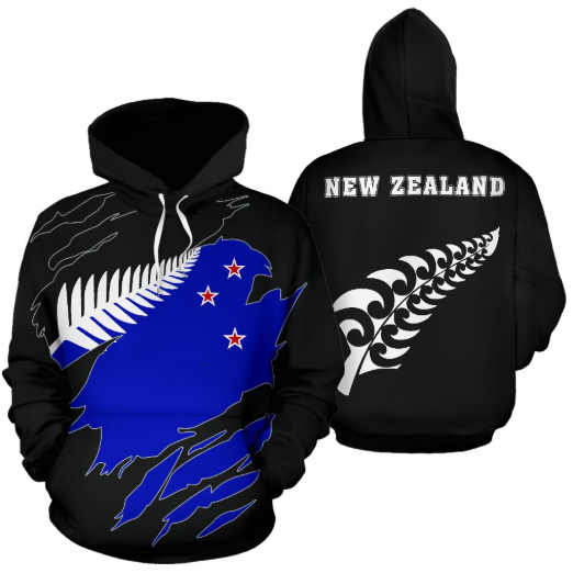 New Zealand Flag All Over Hoodie 02 JT6-Apparel-Khanh Arts-Hoodie-S-Vibe Cosy™