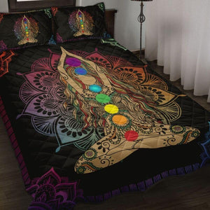 Yoga Girl Mandala Quilt Bedding Set TA27042002-Quilt-TA-Queen-Vibe Cosy™