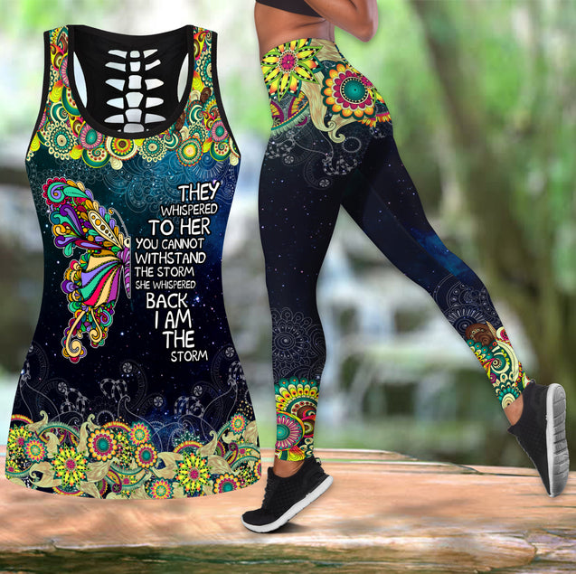 I Am The Storm Combo Tank Top + Legging DQB08032007S