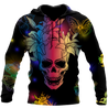 Love Skull 3D all over printed for man and women-Apparel-PL8386-Hoodie-S-Vibe Cosy™