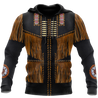 Native Cowboy Jacket No3 Cosplay 3D Over Printed Unisex Deluxe Hoodie