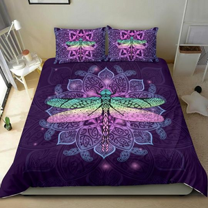 Maori mandala dragonfly bedding set-Bedding-PL8386-Twin-Vibe Cosy™