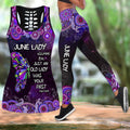 June Lady Butterfly Combo Tank Top And Legging