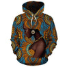 African Hoodie - African Black Girl Floral Hoodie-ALL OVER PRINT HOODIES-HPArt-Men-S-Black-Vibe Cosy™