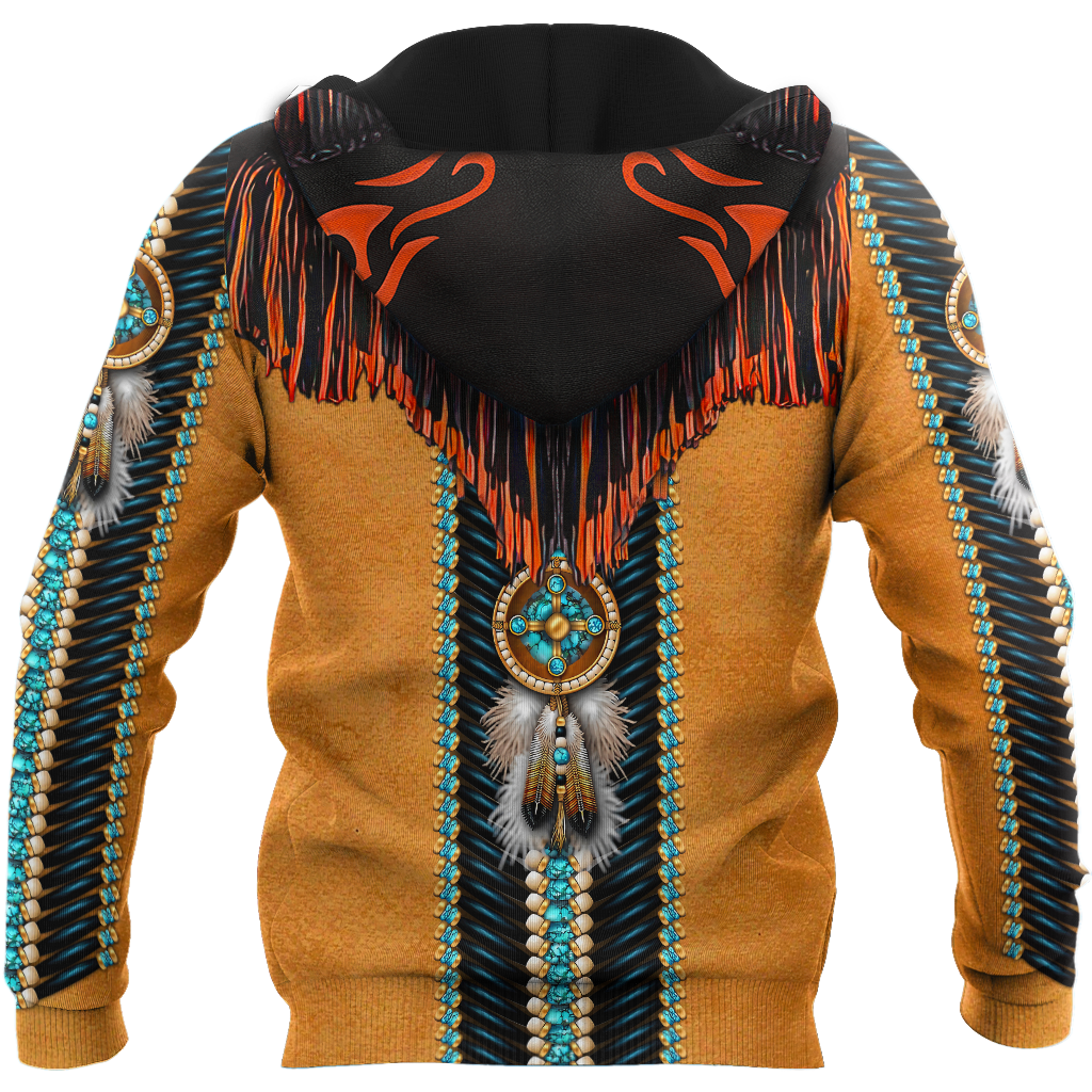 Premium Native American Hoodie 3D All Over Printed Shirts DA17112002CLVH-LAM