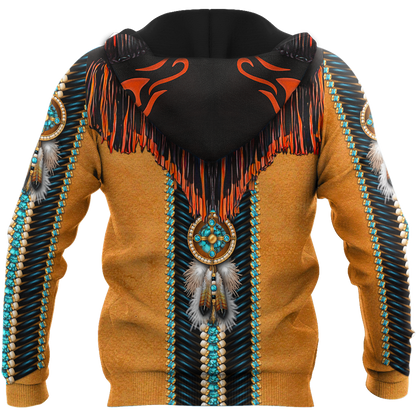 Premium Native American Hoodie 3D All Over Printed Shirts DA17112002CLVH-LAM
