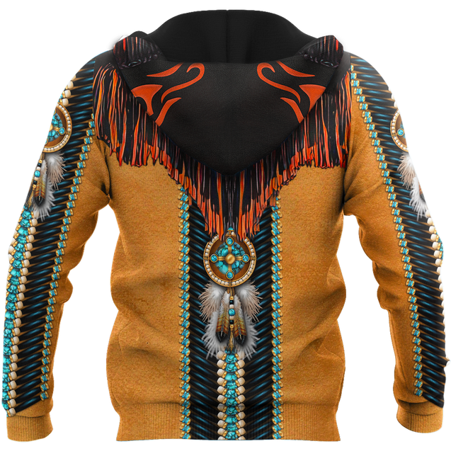 Premium Native American Hoodie 3D All Over Printed Shirts DA17112002CLVH-LAM