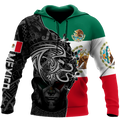 Mexican Aztec 3D All Over Printed Shirts For Men and Women