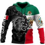 Mexican Aztec 3D All Over Printed Shirts For Men and Women