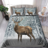 Deer In Winter Forest Bedding Set HHT29092001-MEI