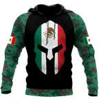Mexican Coat Of Arm 3D All Over Printed Shirts For Men and Women TA09182002