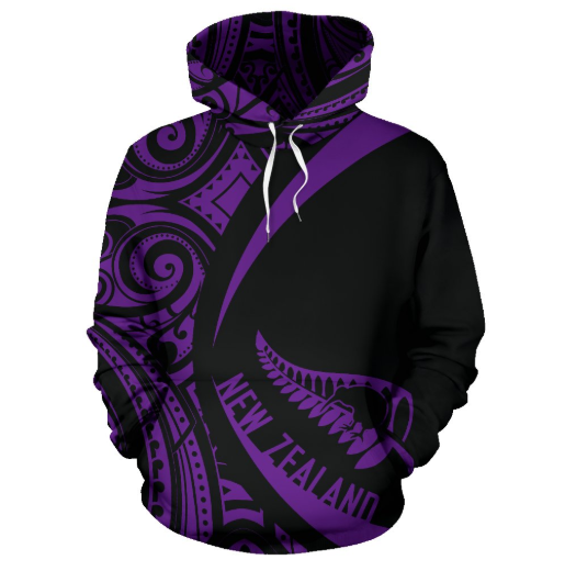 New Zealand Maori Hoodie - Circle Style 03 J1-Apparel-Khanh Arts-Hoodie-S-Vibe Cosy™