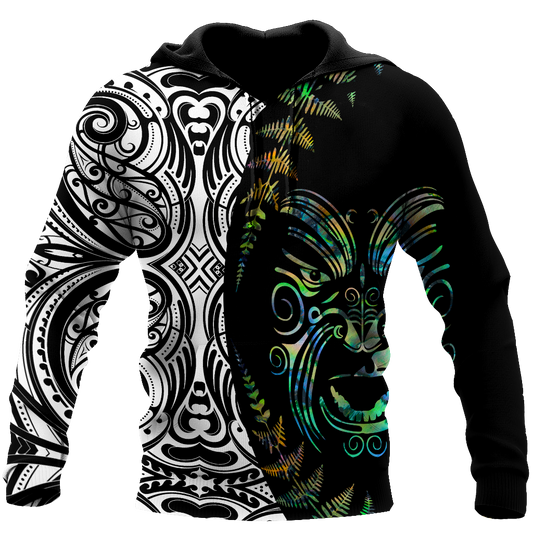 Maori paua shell 3d all over printed shirt and short for man and women HHT21072003-Apparel-PL8386-Hoodie-S-Vibe Cosy™